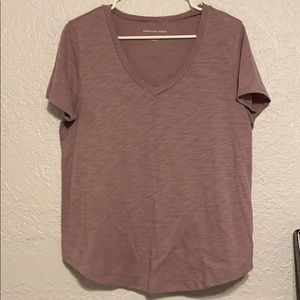 Purple America Eagle Basic Tee